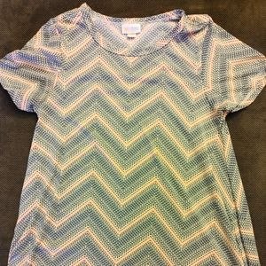 Zigzag pattern dress